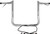 BAGGERNATION 14" Monkey Bagger Bar Prewired Chrome `14-23 Flh/Flt MBBPW-14 C