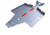 RIVAL POWERSPORTS USA Alloy Central Skid Plate Pol 2444.7430.1