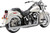 COBRA Bad Hombre True Duals Chrome Softail 12-17 6986