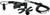 FLY RACING Ultra Cord Floating Tethercord /Lanyard (Black) FUJL-2389-BLK