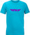 FLY RACING Youth Fly Corporate Tee Blue/Purple Yl 352-0675YL