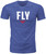 FLY RACING Fly Wfh Tee Royal Blue Md 352-0151M