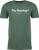 FLY RACING Fly Trademark Tee Forest Green Heather Md 354-0315M