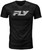 FLY RACING Fly Fast Tee Black Sm 354-0400S