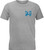 FLY RACING Youth Fly Punk Tee Grey Ym 354-0418YM