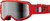 FLY RACING Zone Goggle Red/Charcoal W/ Silver Mirror/Smoke Lens 37-51522