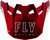 FLY RACING Formula Cc Centrum Visor Metallic Red/White Xl/2X 73-47133L