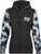 FLY RACING Women'S Fly Tie-Dye Zip Up Hoodie Black/Grey Lg 358-0070L