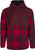 FLY RACING Fly Half Zip Pullover Hoodie Red Plaid 2X 354-00222X