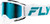 FLY RACING Zone Elite Snw Goggle Wht/Teal W/ Sky Blue/Polarized Smk Lens FLB-24ZP2