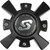 SEDONA Riot Wheel Replacment Cap Black CPS-A81-B