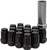 SEDONA 16/Pk 12Mmx1.25 Tapered Lug Nuts 60 Splined Black DFC-54125B