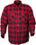 SCORPION EXO Covert Moto Flannel Red/Black Lg 13203-5