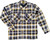 SCORPION EXO Covert Moto Flannel White/Yellow Md 13803-4
