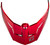 GMAX Md-74 Visor W/Screws Striker Blk/Grey/Red Metallic G074152