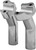 HARDDRIVE H-Bar Risers 4.5" Pullback Chrome H57-6075CF-4.5