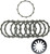 HARDDRIVE Aramid Clutch Friction Set With Hd Diaphram Spring HDC7009