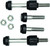 SANTORO FABWORX Way Kool Shock Mount Black Dyna 09-17 SF40001