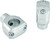 HARDDRIVE 2" Grooved Chrome Risers 245223