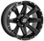 SEDONA Sparx Wheel 15X7 4/156 4+3 (+5Mm) Black A87B-57056-43S