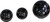 HARDDRIVE Led Headlight/Passing Lamp Set Black 820-0366