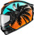SCORPION EXO Exo-R330 Full-Face Helmet Tubbs Light Blue/Orange Md 33-1004