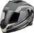 GMAX Ff-18 Drift Helmet Matte Grey/Silver/Black Lg F1181816
