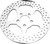 HARDDRIVE 5 Spoke Brake Rotor Rear 11.5" Ss Polished 2.22Id 144605