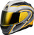 GMAX Ff-98 Aftershock Helmet White/Metallic Silver Xl F19841037-DOT