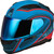 GMAX Ff-98 Aftershock Helmet Matte Blue/Red 2X F19841008-DOT