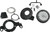 HARDDRIVE M8 Round Hi Perform Satin Black A/C And Breather Kit 120427