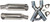VOODOO Shorty Dual Muffler Polished Busa VEBUSAM2CDP