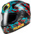 FLY RACING Revolt Space Creep Helmet Light Blue/Black/Red Md 73-8387M