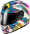 FLY RACING Revolt Space Creep Helmet Light Blue/White/Pink Xs 73-8386XS