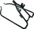 HARDDRIVE Saddlebag Support Kit Black Flh/Flt Models 09-13 302266