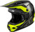 FLY RACING Kinetic Crest Helmet Grey/Black/Hi-Vis Lg 73-8677L