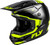 FLY RACING Kinetic Verdict Helmet Black/Hi-Vis/Grey 2X 73-87232X