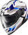SCORPION EXO Exo-T520 Full Face Helmet Zuse White/Blue Md T52-1214
