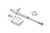 HARDDRIVE Steering Damper 91-05 Fxd Silver 36028