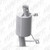 MBRP Silencer Trail Stnls A/C 6000 Series S/M 235T211