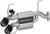 MBRP Dual Stacked Slip-On System W/ Active Exhaust Cf Tip AT-9539AS