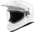 FLY RACING Trekker Solid Helmet White Md F73-7037M