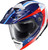 SCORPION EXO Exo-At960 Modular Helmet Topographic 2 Red/Wht/Blue Md 96-2024