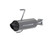 MBRP Single Slip-On System W/ 5" Performance Muffler Blk Tip AT-9301PT