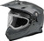 FLY RACING Trekker Cw Solid Helmet Elec Shld Grey Lg 73-31365L