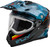 FLY RACING Trekker Cw Conceal Helmet Elec Shld Slate/Black/Red Lg 73-31362L