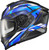 SCORPION EXO Exo-St1400 Evo Carbon Helmet Hex Matte Blue Lg 14EC-1015
