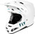 FLY RACING Youth Formula S Carbon Solid Helmet White Yl 73-4494YL