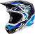 FLY RACING Formula S Carbon Byte Helmet Blue Carbon/Blue/White 2X 73-44522X