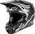 FLY RACING Formula S Carbon Byte Helmet Black Carbon/Grey/Silver Lg 73-4450L